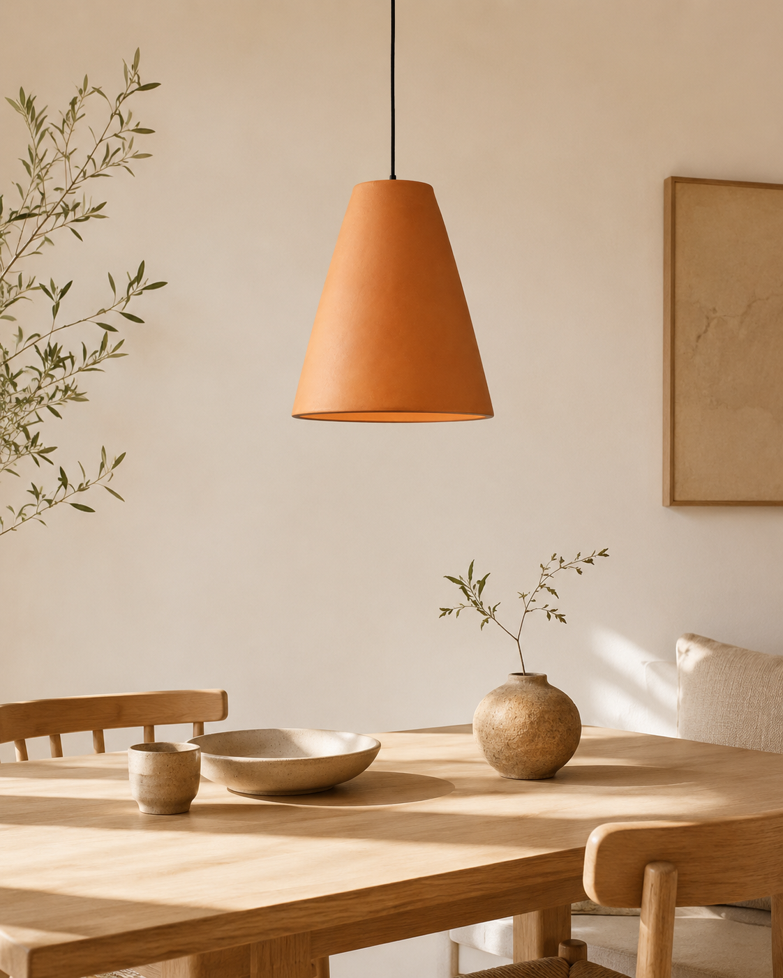 Suspension céramique artisanale — Organika I